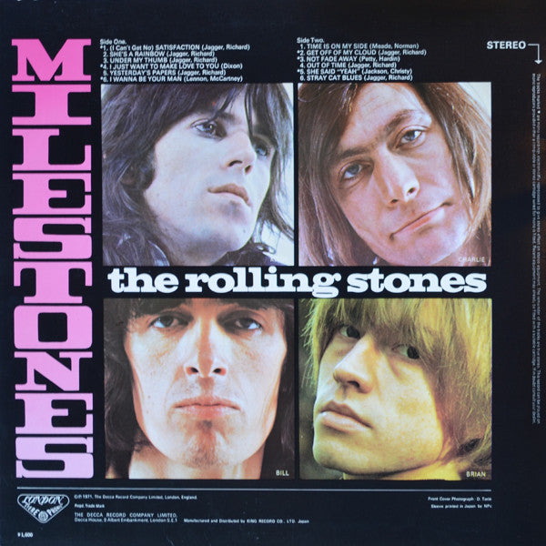 The Rolling Stones / Milestones UK盤LP The Rolling Stones – Milestones – Vinyl (LP, Compilation