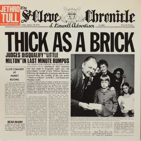 Jethro Tull ‎– Thick As A Brick